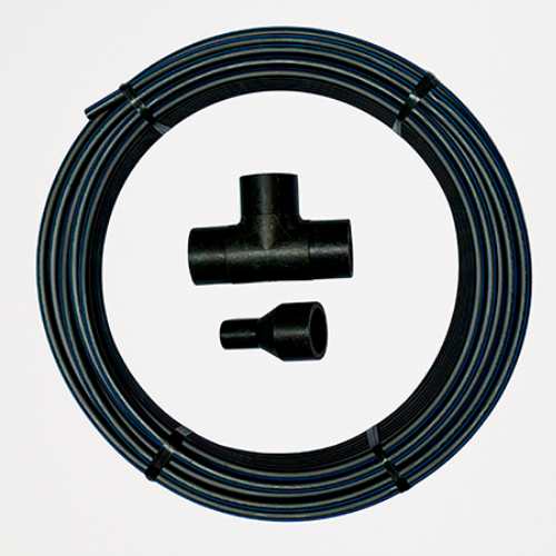 Manguera RD-9 y conexiones PEAD