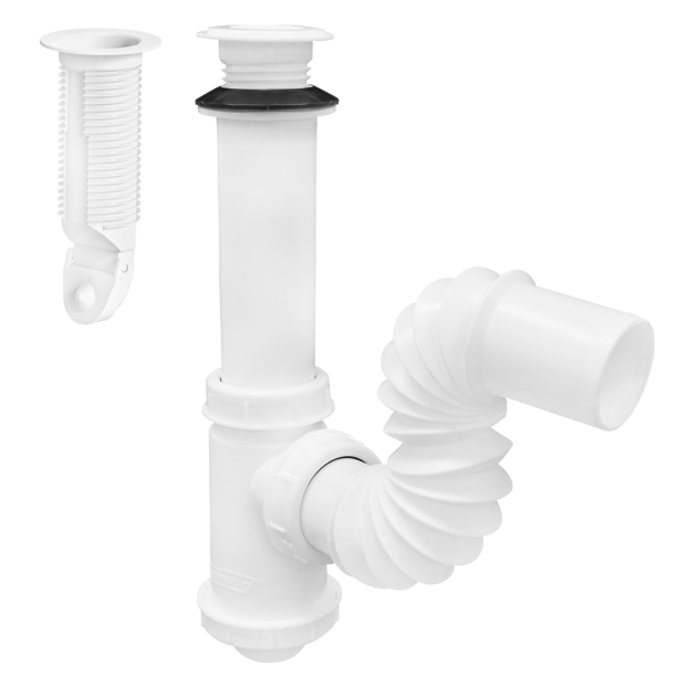 Cespol para Lavabo Flexible Bote Chico 2218