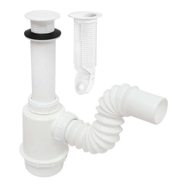 Cespol para Lavabo Flexible Bote Grande 2226