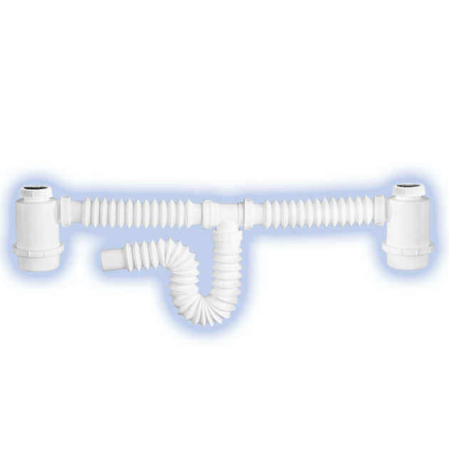 Desagüe Flexible Doble Trampa 2325