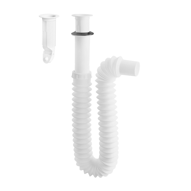 Cespol Jumbo Tipo "P" para Lavabo Flexible Sin Cubierta 2935