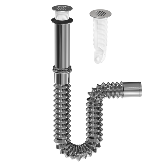 Cespol para Lavabo Tipo "P" Cromado 3337