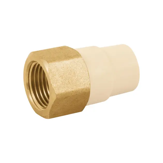 ADAPTADOR HEMBRA C/INSERTO METÁLICO CPVC