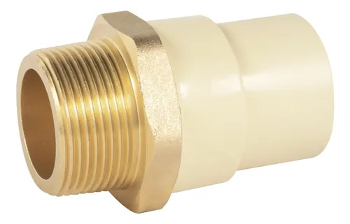 ADAPTADOR MACHO C/INSERTO METÁLICO CPVC