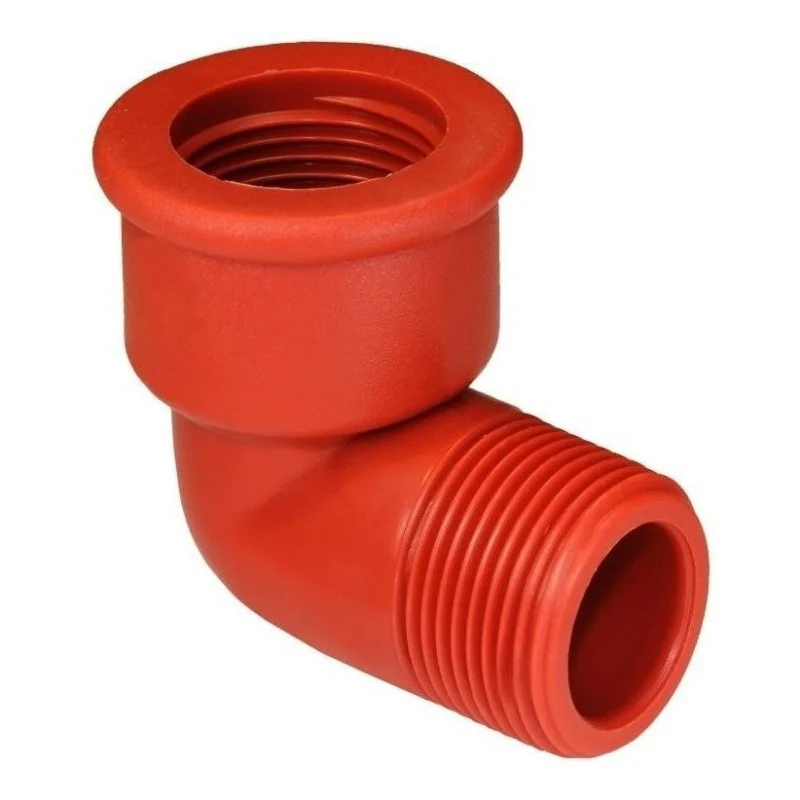CODO NIPLE PP ROSCADO 90°