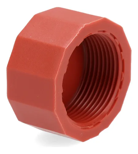 TAPÓN PP ROJO ROSCA HEMBRA