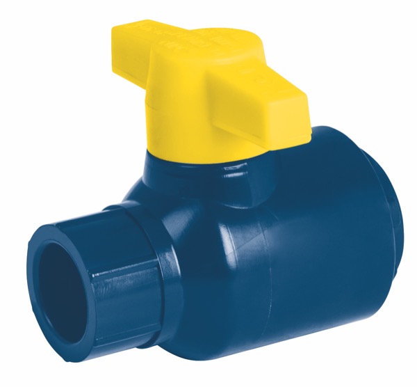 VÁLVULA BOLA CPVC AZUL